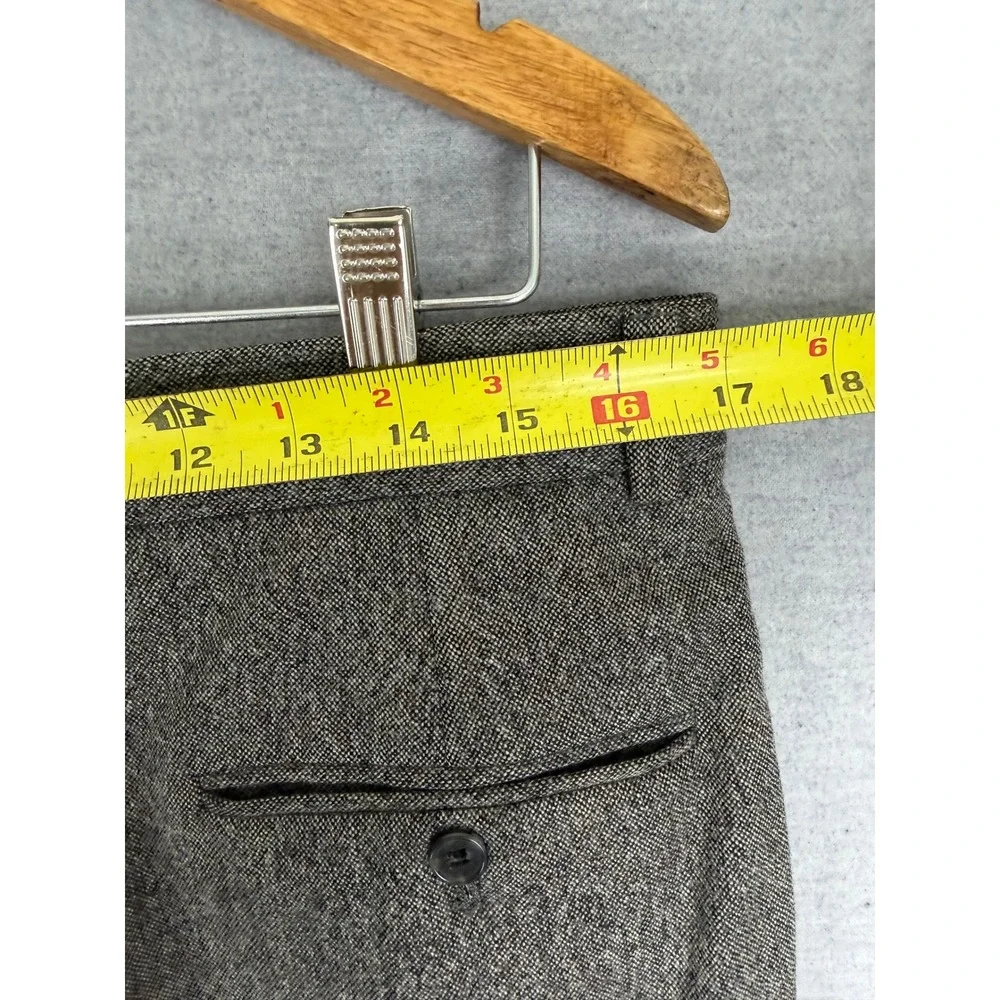 Joseph Abboud Saks Fifth Avenue Mens 2pc Suit Grey Wool 40R‎ 33x32 Tweed Blazer